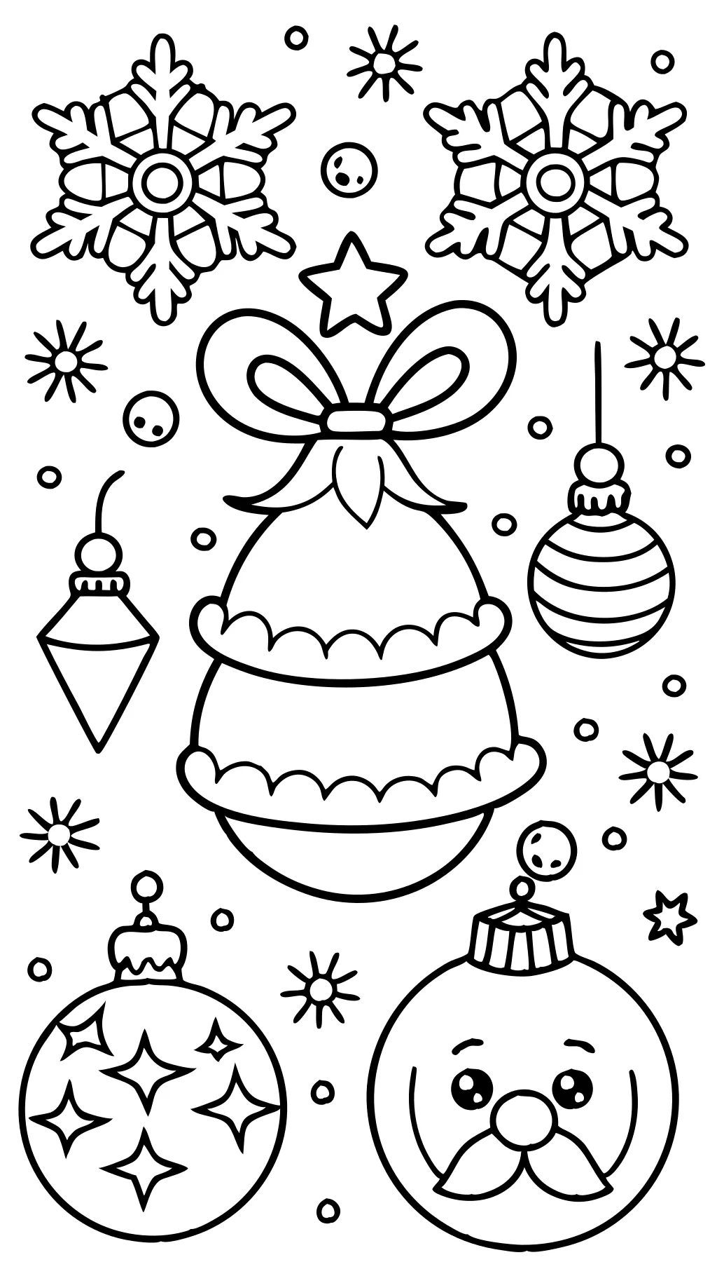 free printable xmas coloring pages